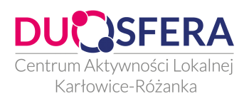 DUOSFERA - Centrum Aktywności Lokalnej Karłowice-Różanka - logo CAL DUOSFERA transparent