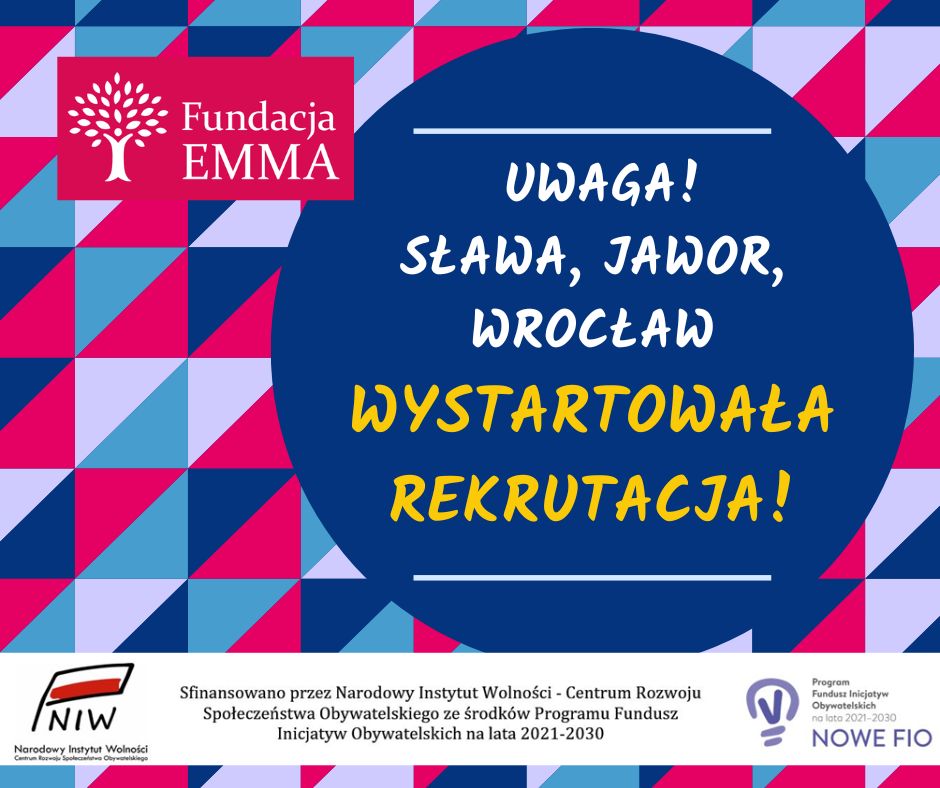 zapraszamy do udziału w naszym nowym projekcie – „Razem możemy więcej – wzmocnienie samoorganizacji mieszkańców Jawora, Sławy i Wrocławia”