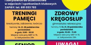 Międzyosiedlowy Klub Seniora Fundacji EMMA | październik 2024 - MKS 2024 pazdziernik