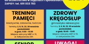 Międzyosiedlowy Klub Seniora Fundacji Emma | wrzesień 2024 - MKS 2024 wrzesien