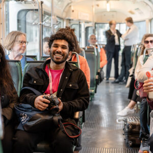 Fundacja EMMA i &BeyondLab partnerem Urban Future 2025 w Łodzi! - UF24 Field Trips Rotterdam Tram © Laura Anne Grimbergen