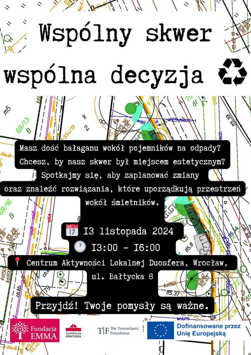 Wspólny skwer, wspólna decyzja - WS WD plakat