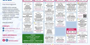 Harmonogram zajęć, listopad 2025 w CAL DUOSFERA - 2025 11