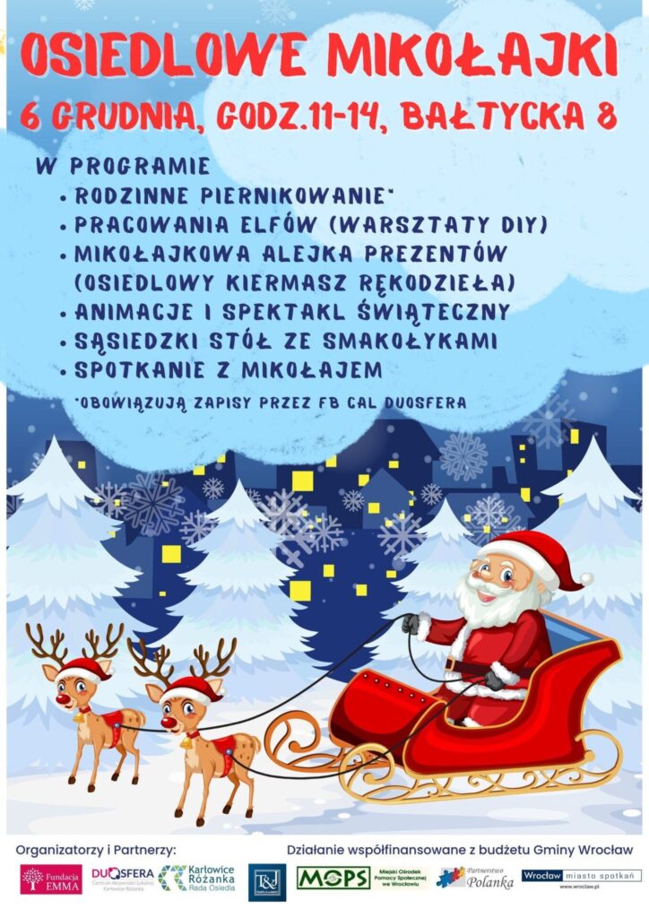 Osiedlowe Mikołajki, 6 grudnia 2026, godz. 11-14 - 2025 mikolaj 06 12