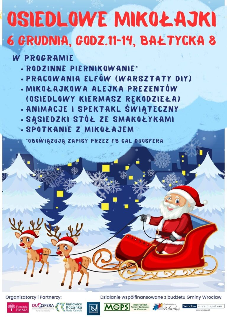 Osiedlowe Mikołajki, 6 grudnia 2026, godz. 11-14 - 2025 mikolaj 06 12