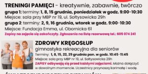 Międzyosiedlowy Klub Seniora Fundacji EMMA | grudzień 2025 - MKS 2025 12
