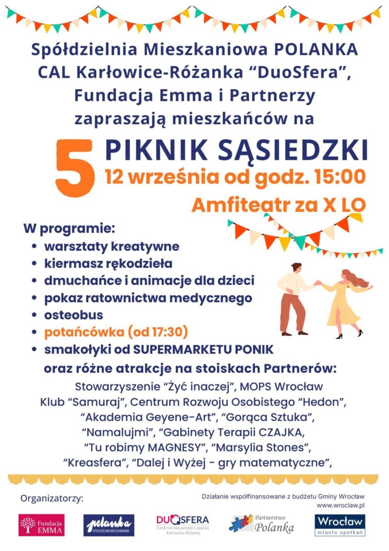 V Piknik Sąsiedzki - 12 września 2026 - 5 piknik sasiedzki 12 08 2026