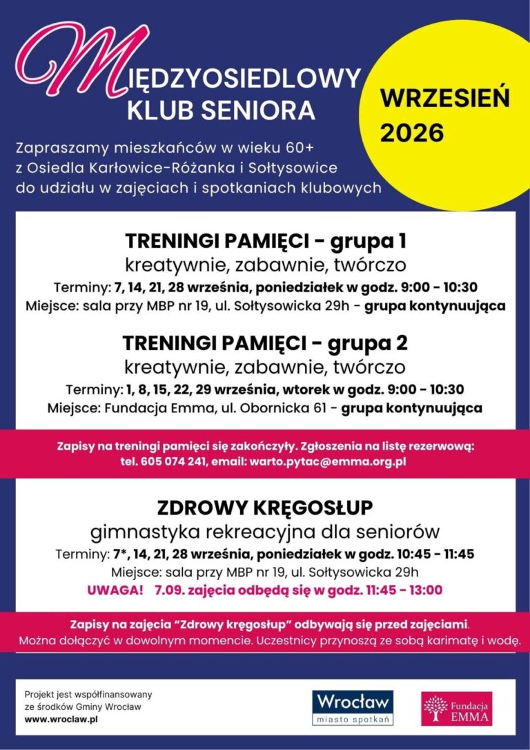 MKS Fundacji EMMA | 2026 wrzesień - MKS 2026 09